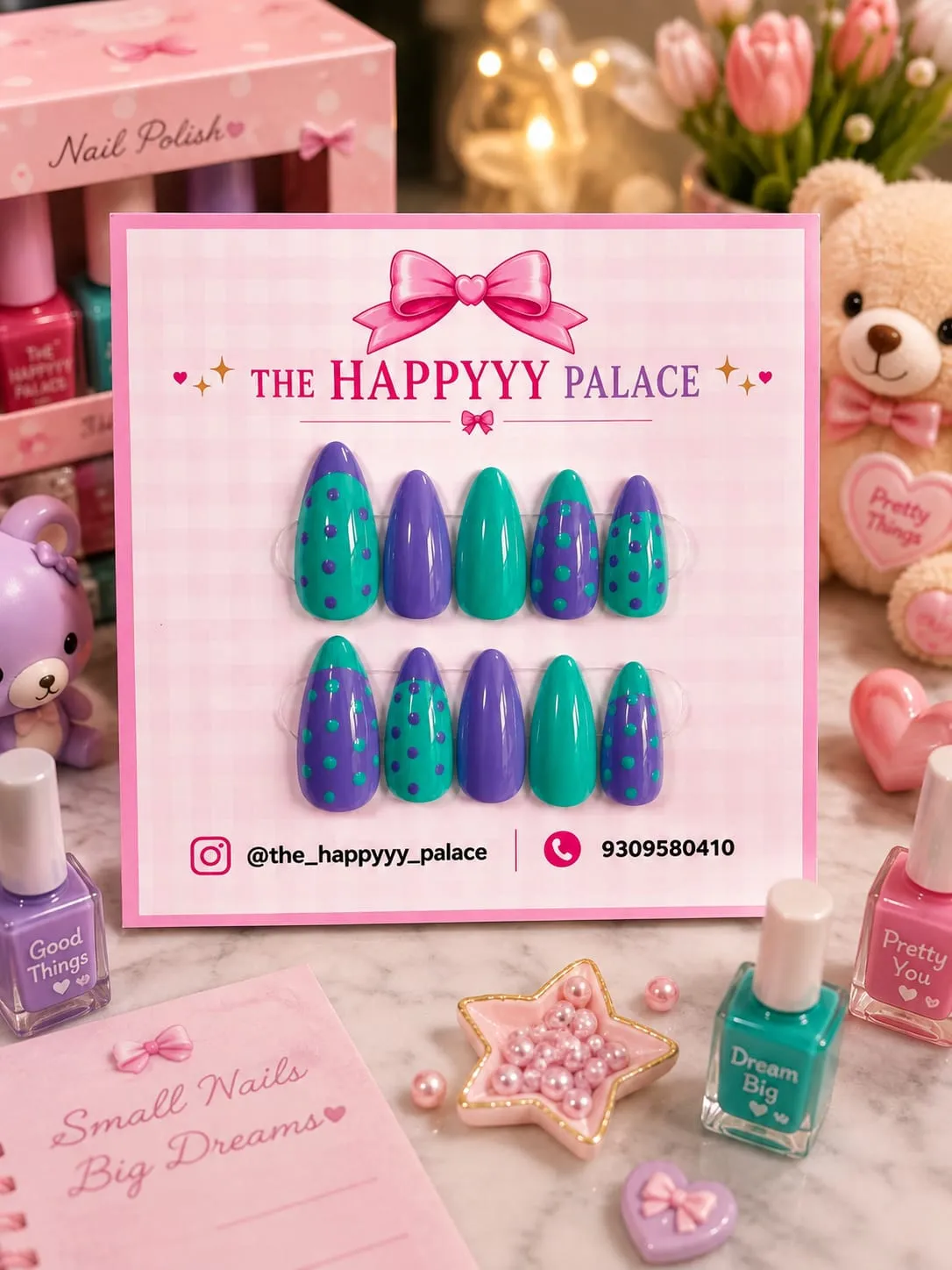 Polka Dots Nail Set